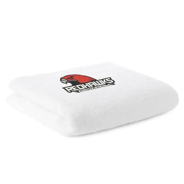 24" x 15" ultra soft flat hem cotton sports towel.... from ASI 68507 The Magnet Group