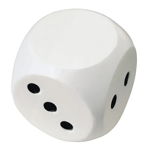 Dice shaped stress reliever made of polyurethane foam.... from ASI 68507 The Magnet Group / Perfect Line