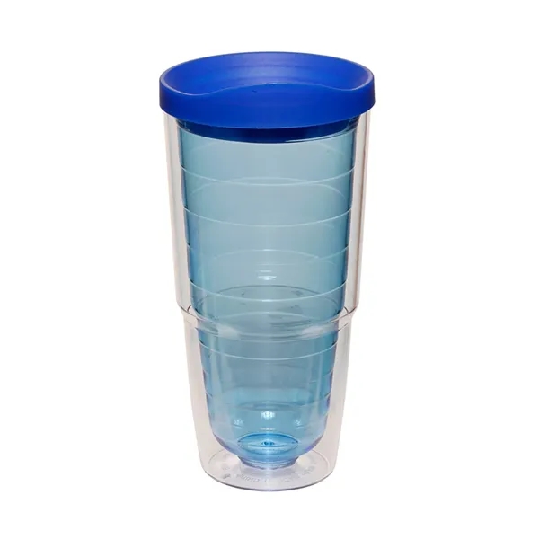 Double wall tumbler with inner wall and lid of 24 oz... from ASI 37218 Athena Promo (tm)
