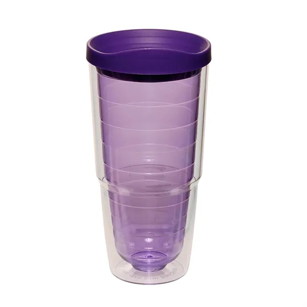 Double wall tumbler with inner wall and lid of 24 oz... from ASI 37218 Athena Promo (tm)