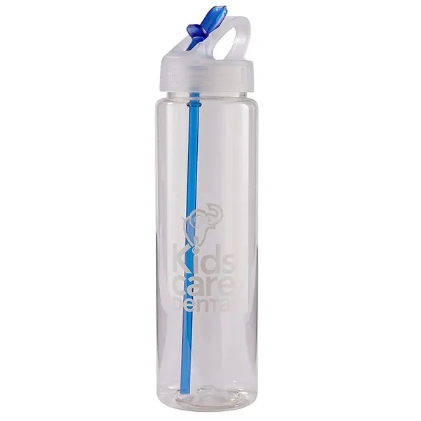 32 oz. plastic tumbler with lid and built-in straw.... from ASI 68507 The Magnet Group / Perfect Line