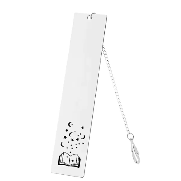 Metallic stainless steel bookmark plus laser engraving on 1 location plus... from ASI 37218 Athena Promo (tm)