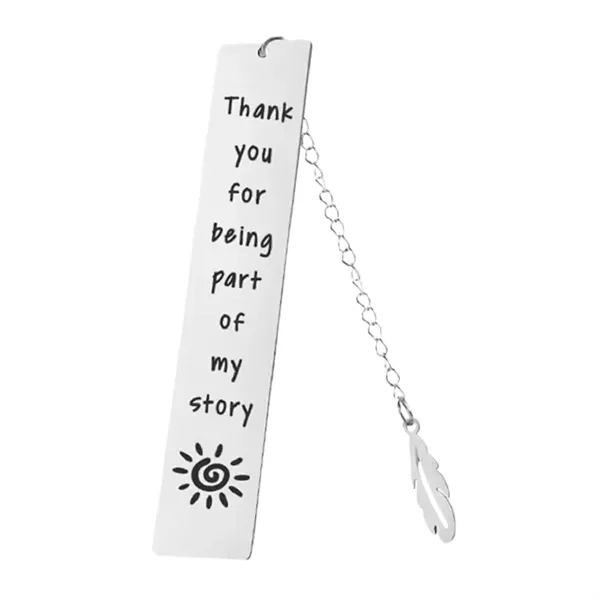Metallic stainless steel bookmark plus laser engraving on 1 location plus... from ASI 37218 Athena Promo (tm)