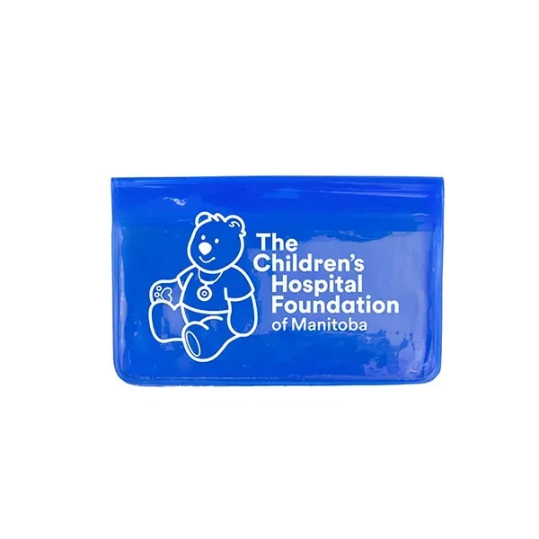 4 1/2" x 2 7/8" vinyl fold over wallet style pouch... from ASI 62660 Innovation Line