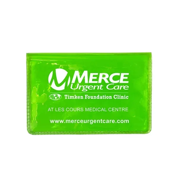 4 1/2" x 2 7/8" vinyl fold over wallet style pouch... from ASI 62660 Innovation Line