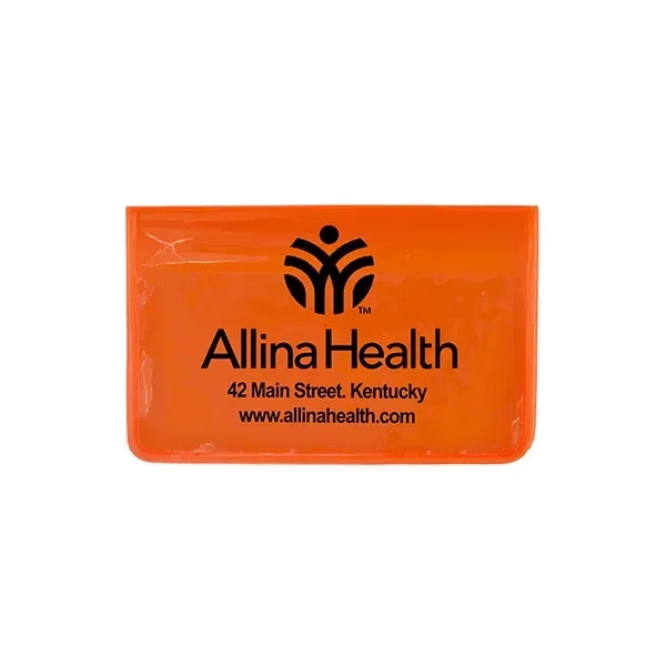 4 1/2" x 2 7/8" vinyl fold over wallet style pouch... from ASI 62660 Innovation Line