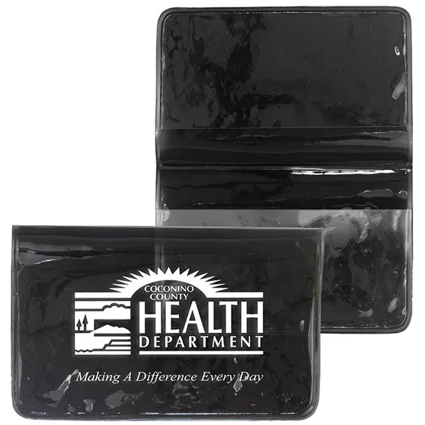 4 1/2" x 2 7/8" vinyl fold over wallet style pouch... from ASI 62660 Innovation Line