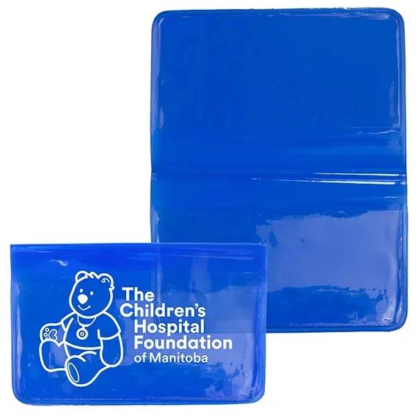 4 1/2" x 2 7/8" vinyl fold over wallet style pouch... from ASI 62660 Innovation Line