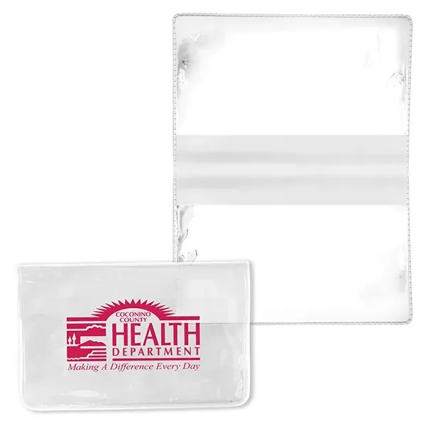 4 1/2" x 2 7/8" vinyl fold over wallet style pouch... from ASI 62660 Innovation Line