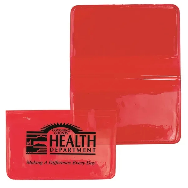 4 1/2" x 2 7/8" vinyl fold over wallet style pouch... from ASI 62660 Innovation Line