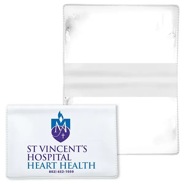 4 1/2" x 2 7/8" vinyl fold over wallet style pouch... from ASI 62660 Innovation Line