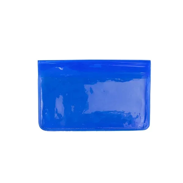 4 1/2" x 2 7/8" vinyl fold over wallet style pouch... from ASI 62660 Innovation Line