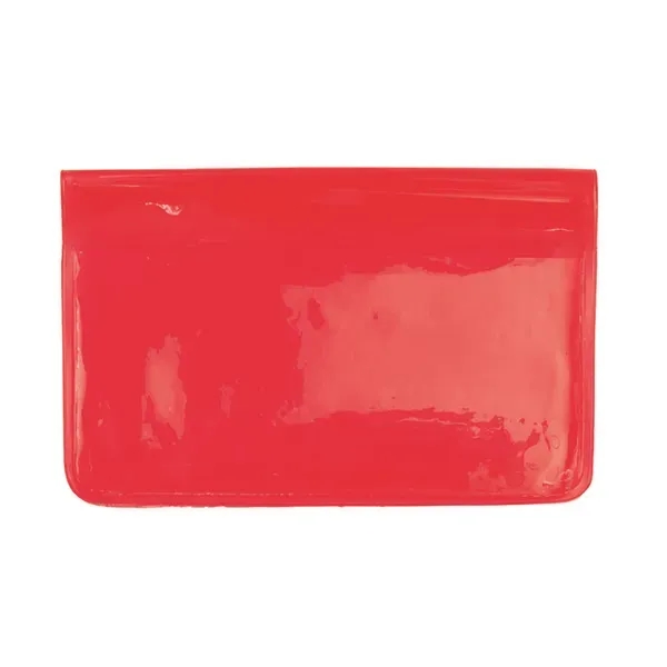 4 1/2" x 2 7/8" vinyl fold over wallet style pouch... from ASI 62660 Innovation Line