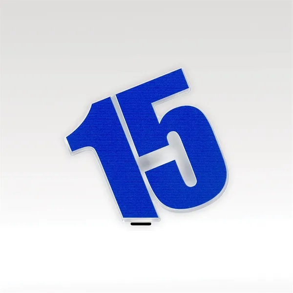 CUBED recognition desk piece with the Holiday magnetic attachments.... from ASI 93986 Visions/Awardcraft