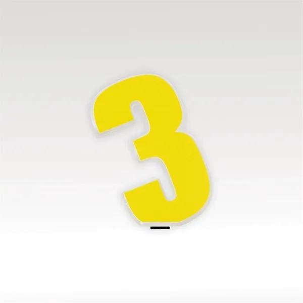 CUBED recognition desk piece with the Holiday magnetic attachments.... from ASI 93986 Visions/Awardcraft