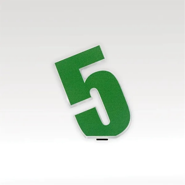 CUBED recognition desk piece with the Holiday magnetic attachments.... from ASI 93986 Visions/Awardcraft