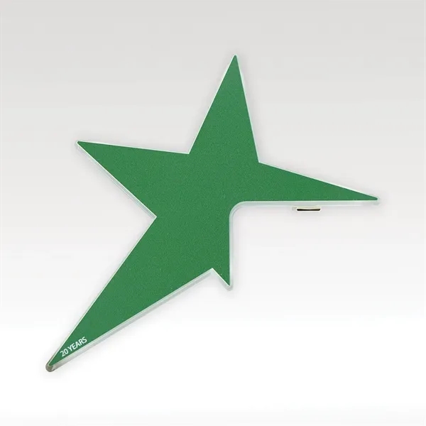 CUBED recognition desk piece with the Holiday magnetic attachments.... from ASI 93986 Visions/Awardcraft