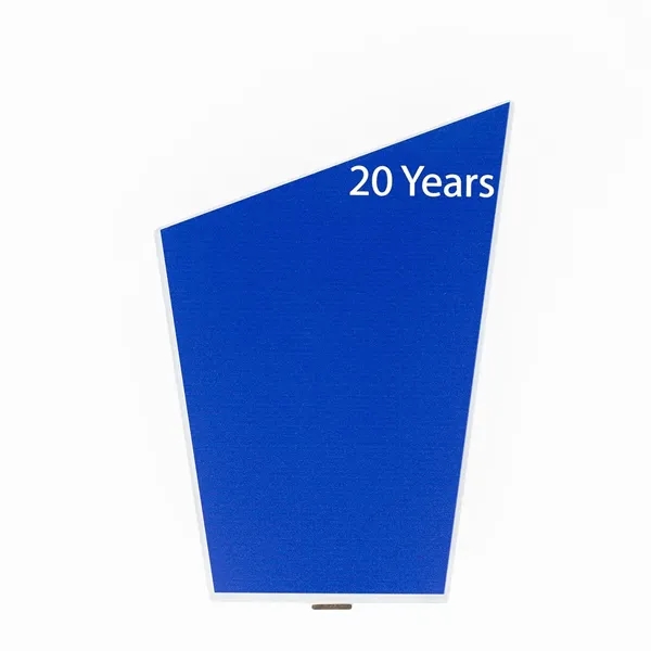 CUBED recognition desk piece with the Holiday magnetic attachments.... from ASI 93986 Visions/Awardcraft