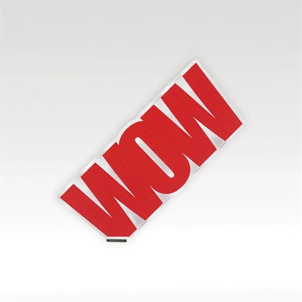 CUBED recognition desk piece with the Holiday magnetic attachments.... from ASI 93986 Visions/Awardcraft