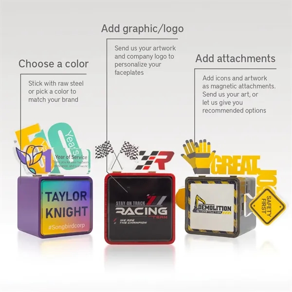 Interactive employee recognition desk accessory.... from ASI 93986 Visions/Awardcraft / Visions Awards