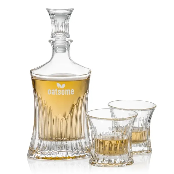 The Langstaff Decanter Set features a decanter and 2 matching OTR... from ASI 84592 St Regis Group