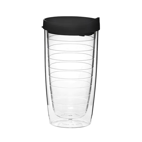 Double wall acrylic tumbler with slide closure lid of 14 oz... from ASI 37218 Athena Promo (tm)