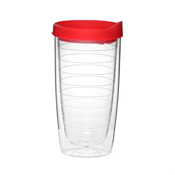 Double wall acrylic tumbler with slide closure lid of 14 oz... from ASI 37218 Athena Promo (tm)