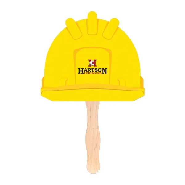 Hard hat-shaped hand fan with a handle.... from ASI 98360 WOWLine / WOWLine®