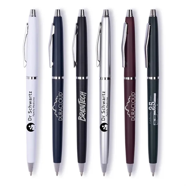 Prince twist-action pen made of plastic with gold trim for a... from ASI 90859 Tempo Industries Inc / Tempoline