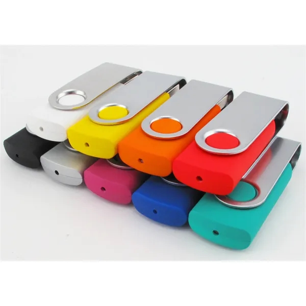 USB drive with swivel design that's made of plastic and offered... from ASI 63776 KTI Networks Inc / KTI Promo
