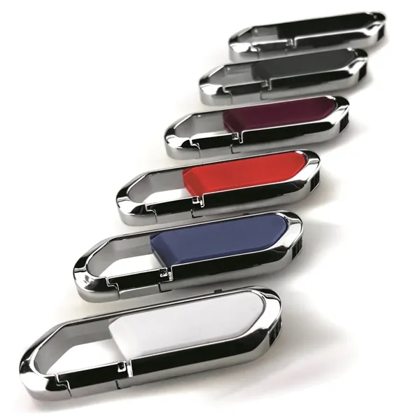 USB flash drive with swivel design that's made of plastic and... from ASI 63776 KTI Networks Inc / KTI Promo