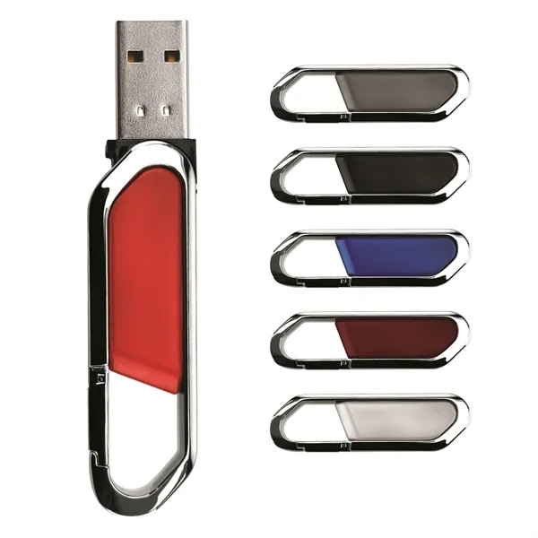 USB flash drive with swivel design that's made of plastic and... from ASI 63776 KTI Networks Inc / KTI Promo