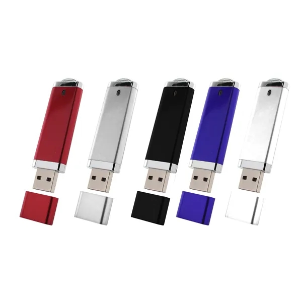 Plastic USB pen drive offered in a variety of colors with... from ASI 63776 KTI Networks Inc / KTI Promo