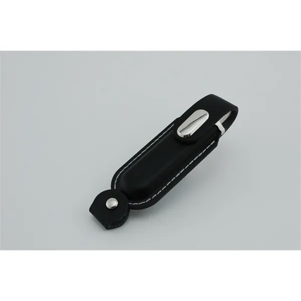 Leather USB drive with rugged leather flap, magnetic closure and various... from ASI 63776 KTI Networks Inc / KTI Promo