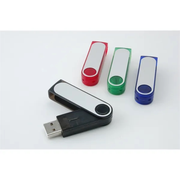 USB flash drive made of plastic with  two-tone retro look;... from ASI 63776 KTI Networks Inc / KTI Promo