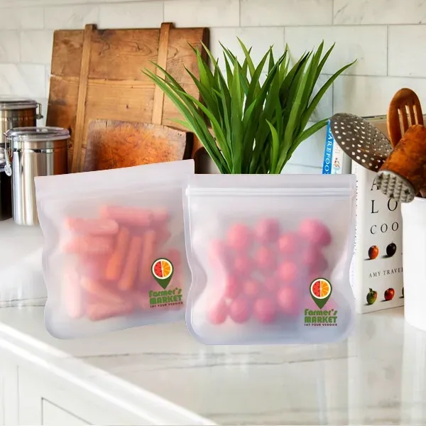 11 1/4" x 8 1/4" x 11/16" silicone storage bags with... from ASI 63776 KTI Networks Inc