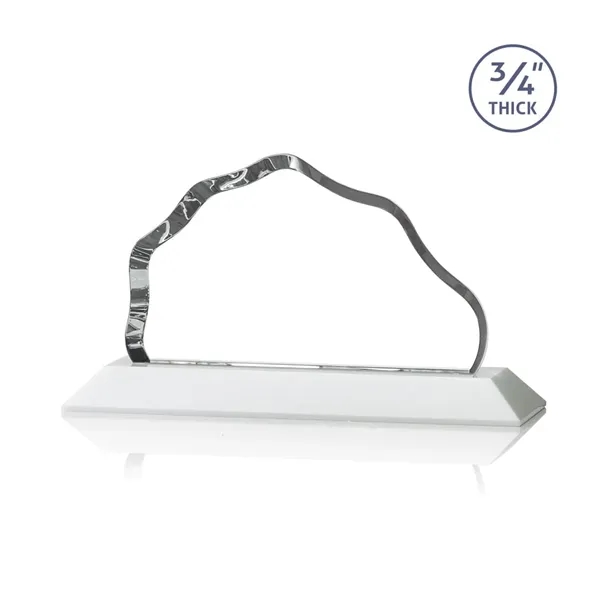 The Petersen Award features a simple mountain shape with a sinuous,... from ASI 84592 St Regis Group / St Regis