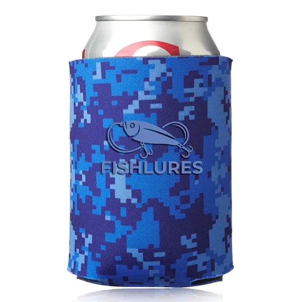 3m collapsible foam can coolers with digital pattern.... from ASI 39552 BEL Promo