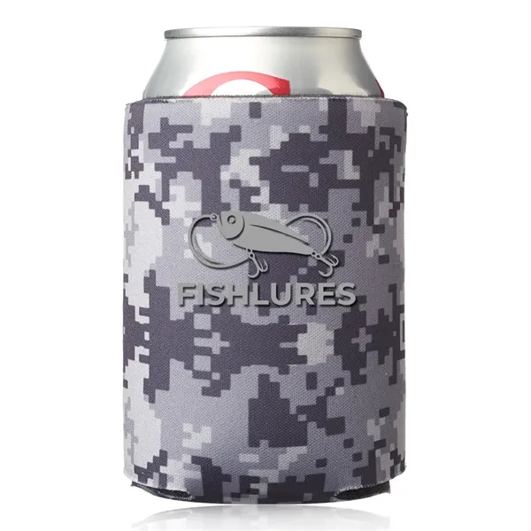 3m collapsible foam can coolers with digital pattern.... from ASI 39552 BEL Promo