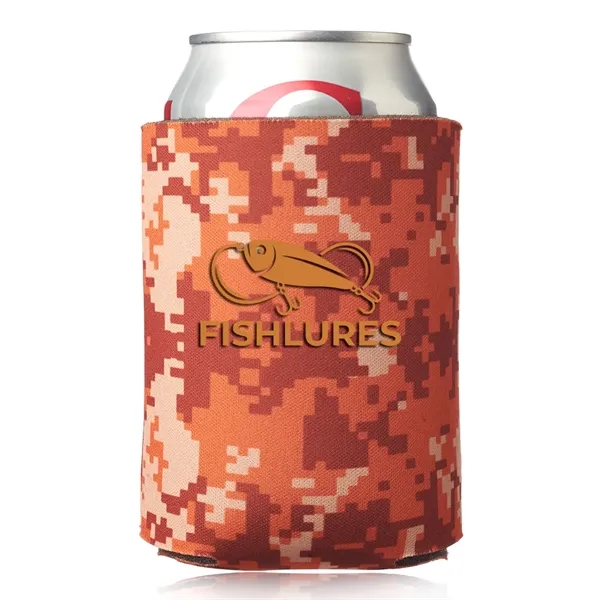 3m collapsible foam can coolers with digital pattern.... from ASI 39552 BEL Promo