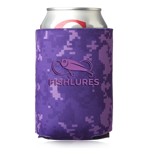 3m collapsible foam can coolers with digital pattern.... from ASI 39552 BEL Promo