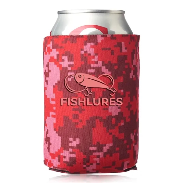 3m collapsible foam can coolers with digital pattern.... from ASI 39552 BEL Promo