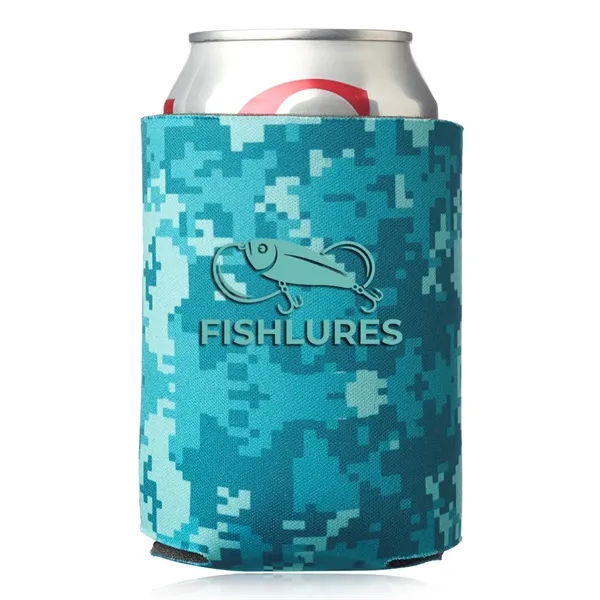 3m collapsible foam can coolers with digital pattern.... from ASI 39552 BEL Promo