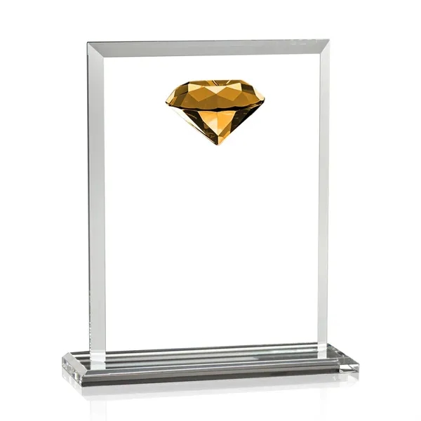 Our beveled optical crystal rectangle is highlighted with a sparkling faceted... from ASI 84592 St Regis Group / St Regis