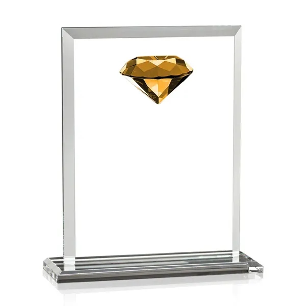 Our beveled optical crystal rectangle is highlighted with a sparkling faceted... from ASI 84592 St Regis Group / St Regis