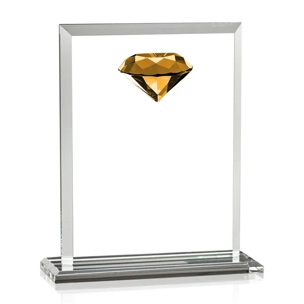 Our beveled optical crystal rectangle is highlighted with a sparkling faceted... from ASI 84592 St Regis Group / St Regis