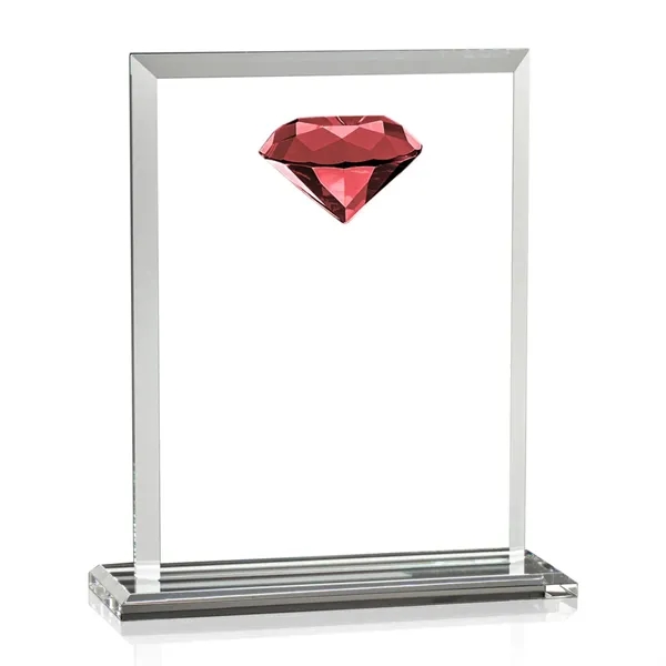 Our beveled optical crystal rectangle is mounted to a beveled optical... from ASI 84592 St Regis Group / St Regis