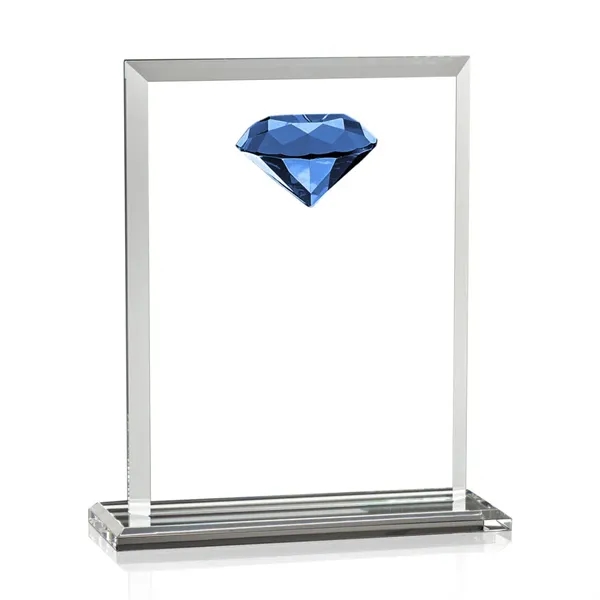 Our beveled optical crystal rectangle is mounted to a beveled optical... from ASI 84592 St Regis Group / St Regis