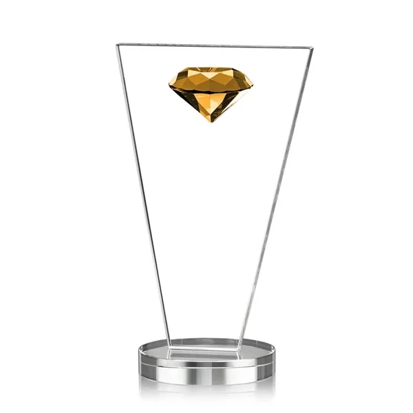 This tapered Crystal Award features a sparkling faceted gemstone to give... from ASI 84592 St Regis Group / St Regis