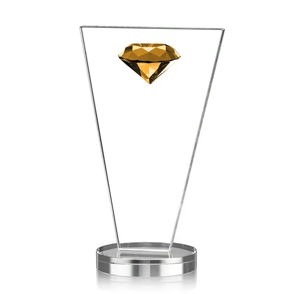 This tapered Crystal Award features a sparkling faceted gemstone to give... from ASI 84592 St Regis Group / St Regis